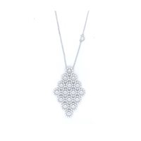 Necklace Damiani Woman Juliette in White Gold Diamante 2.00 Ct 20102439 - 20102439